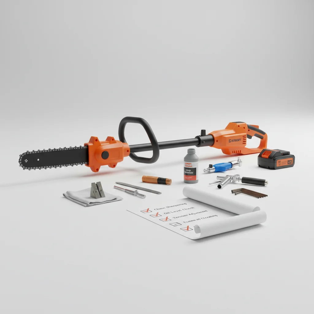 pole saw maintenance checklist